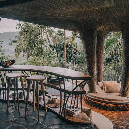 Selat Hideout Eco Bamboo House Baliヴィラ エクステリア 写真