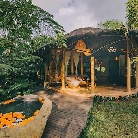 Selat Hideout Eco Bamboo House Baliヴィラ エクステリア 写真