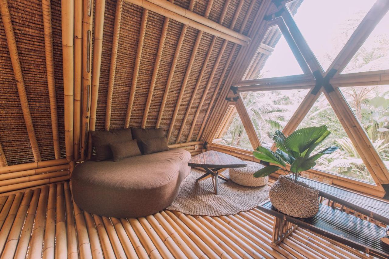 Selat Hideout Eco Bamboo House Baliヴィラ エクステリア 写真
