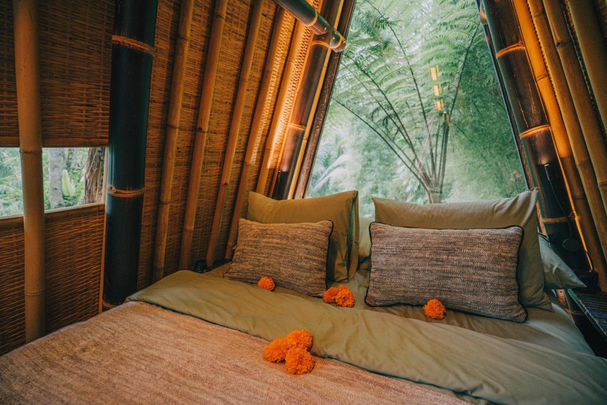 Selat Hideout Eco Bamboo House Baliヴィラ 部屋 写真