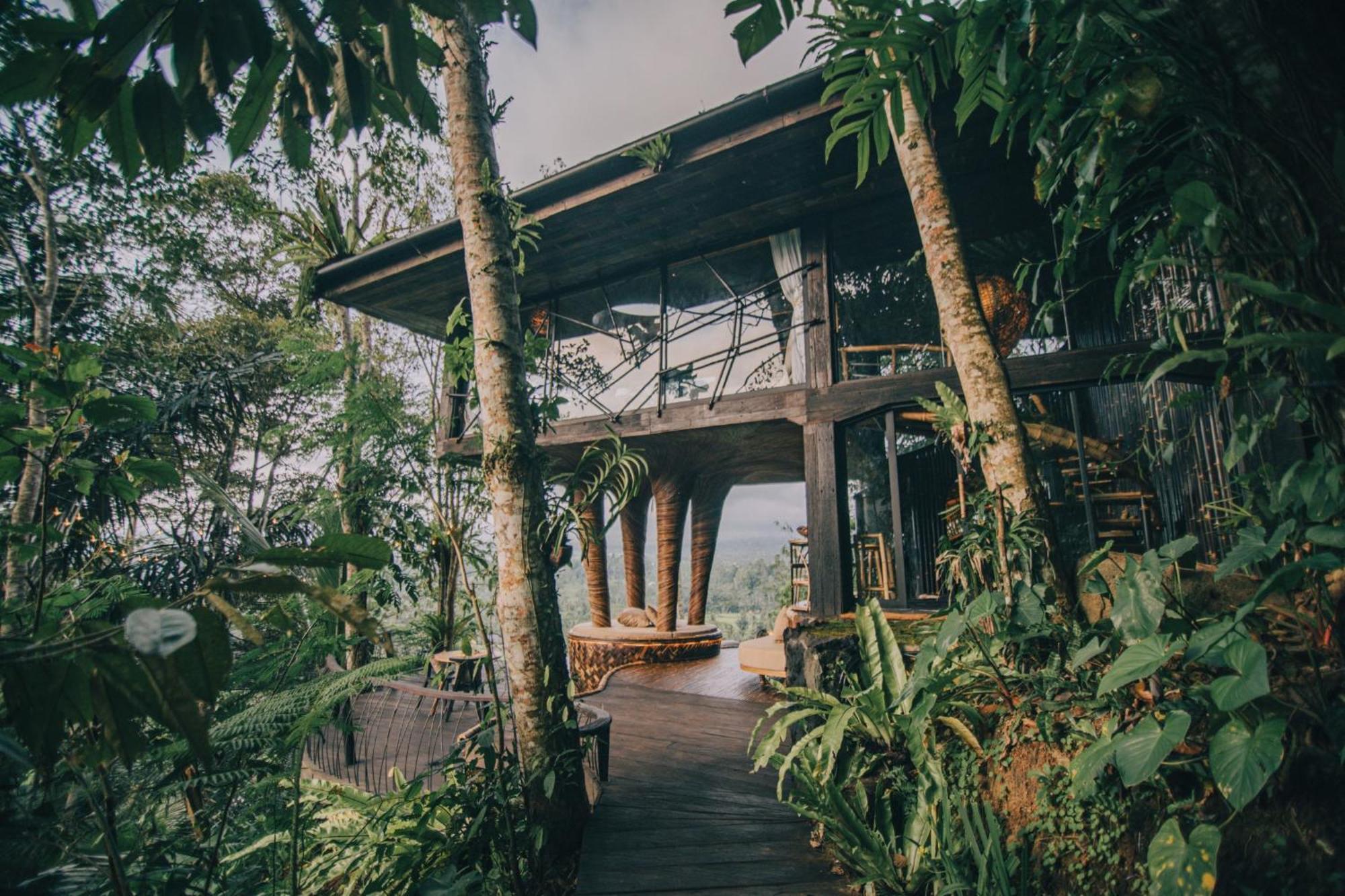 Selat Hideout Eco Bamboo House Baliヴィラ 部屋 写真