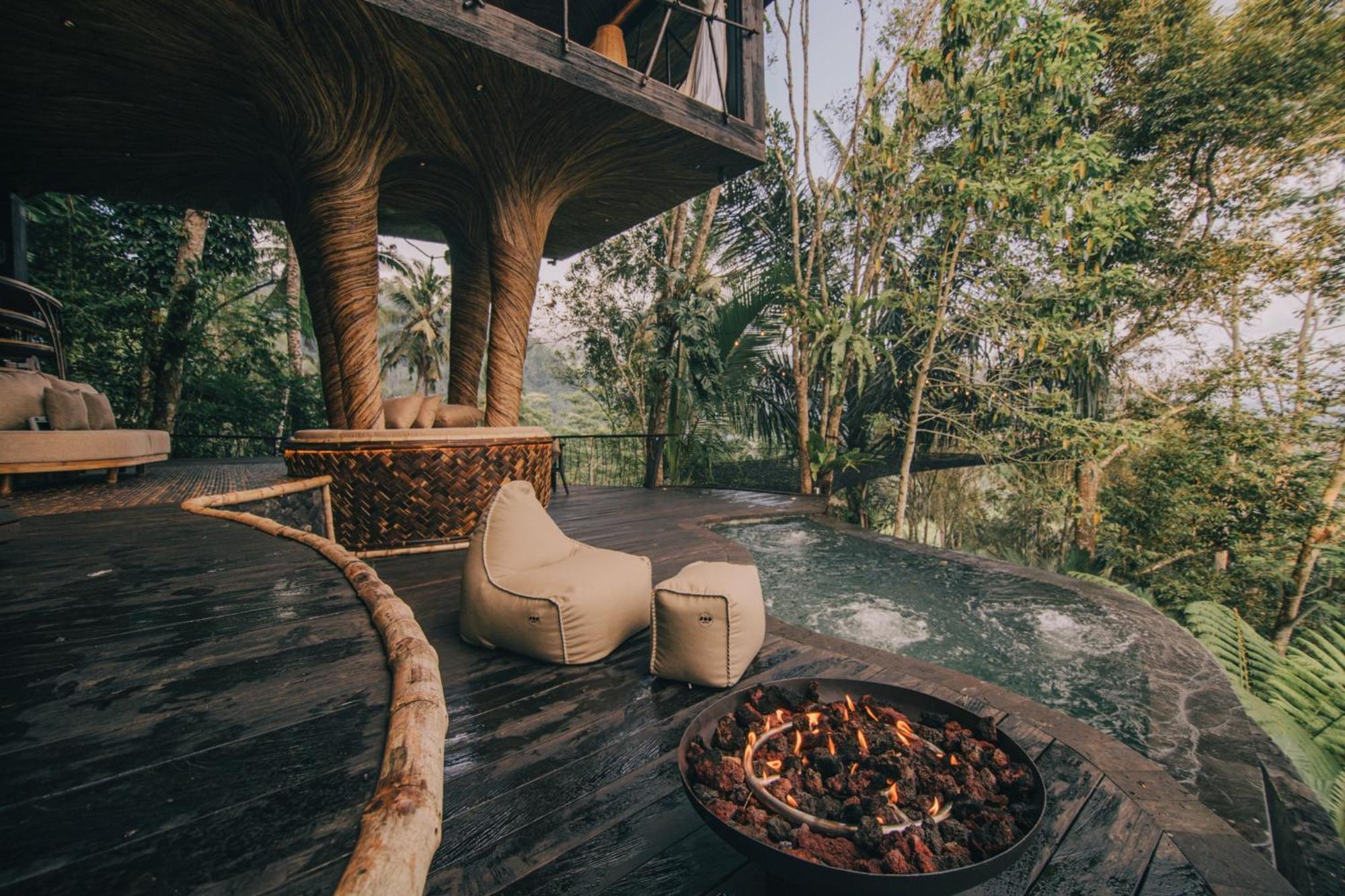 Selat Hideout Eco Bamboo House Baliヴィラ 部屋 写真