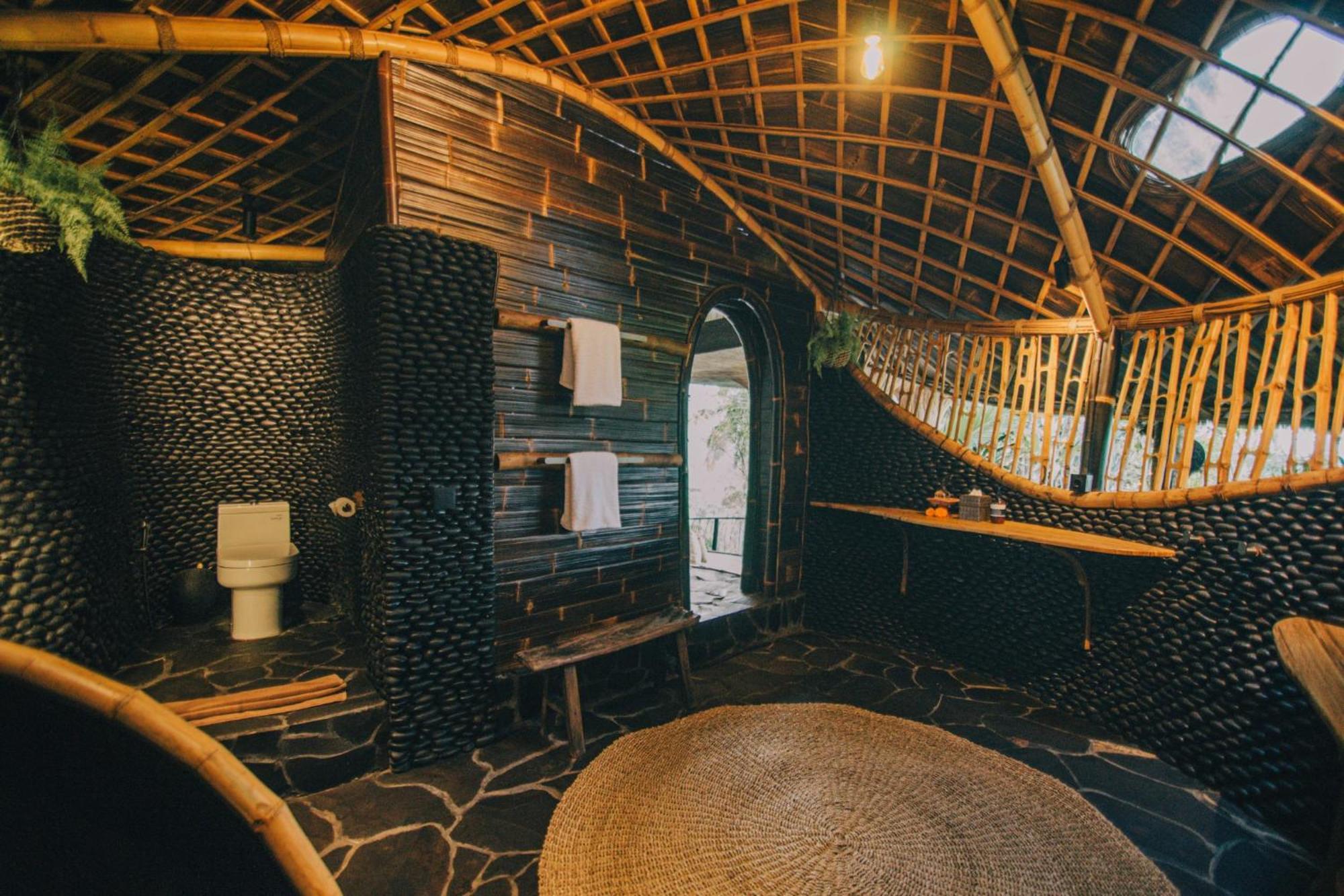 Selat Hideout Eco Bamboo House Baliヴィラ エクステリア 写真