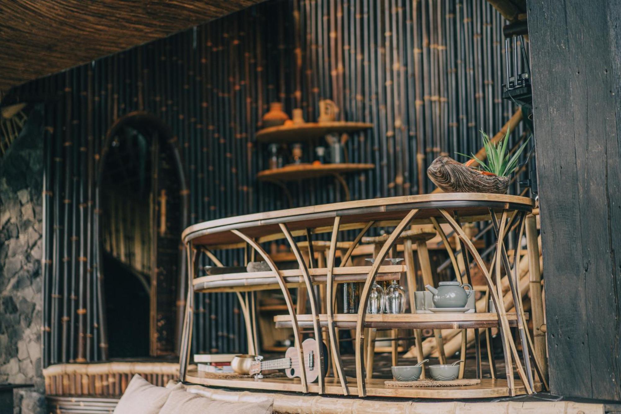 Selat Hideout Eco Bamboo House Baliヴィラ 部屋 写真