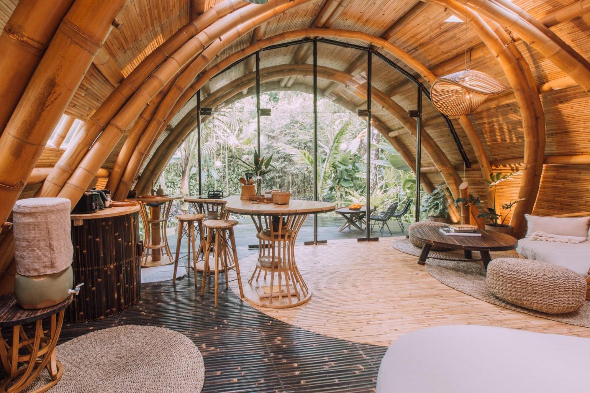 Selat Hideout Eco Bamboo House Baliヴィラ 部屋 写真