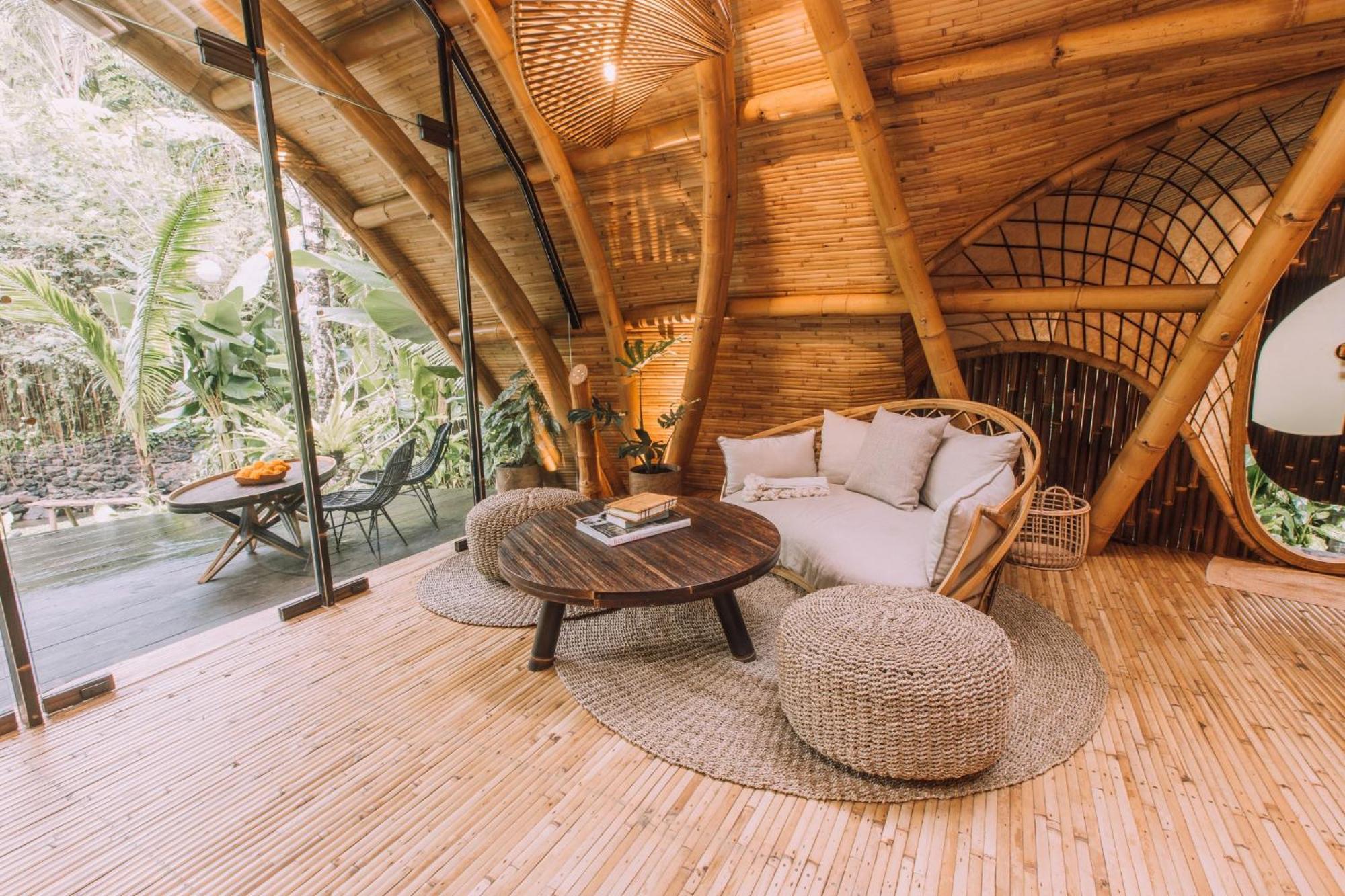 Selat Hideout Eco Bamboo House Baliヴィラ 部屋 写真