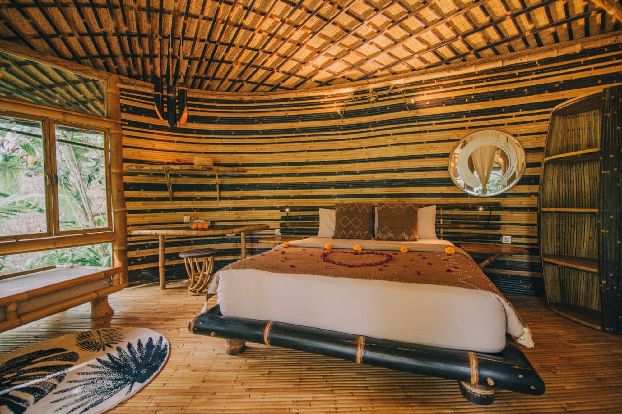 Selat Hideout Eco Bamboo House Baliヴィラ 部屋 写真
