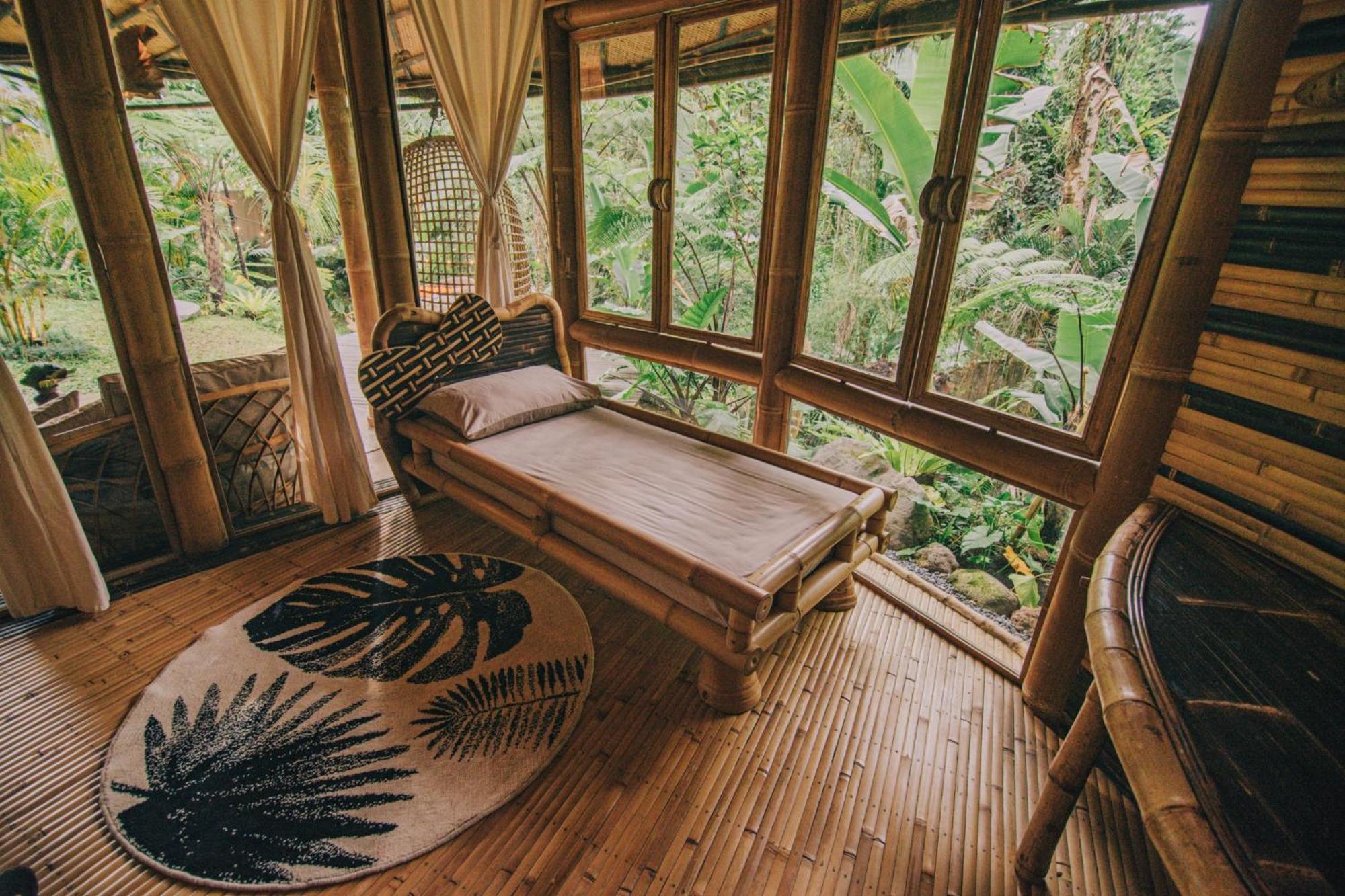 Selat Hideout Eco Bamboo House Baliヴィラ 部屋 写真