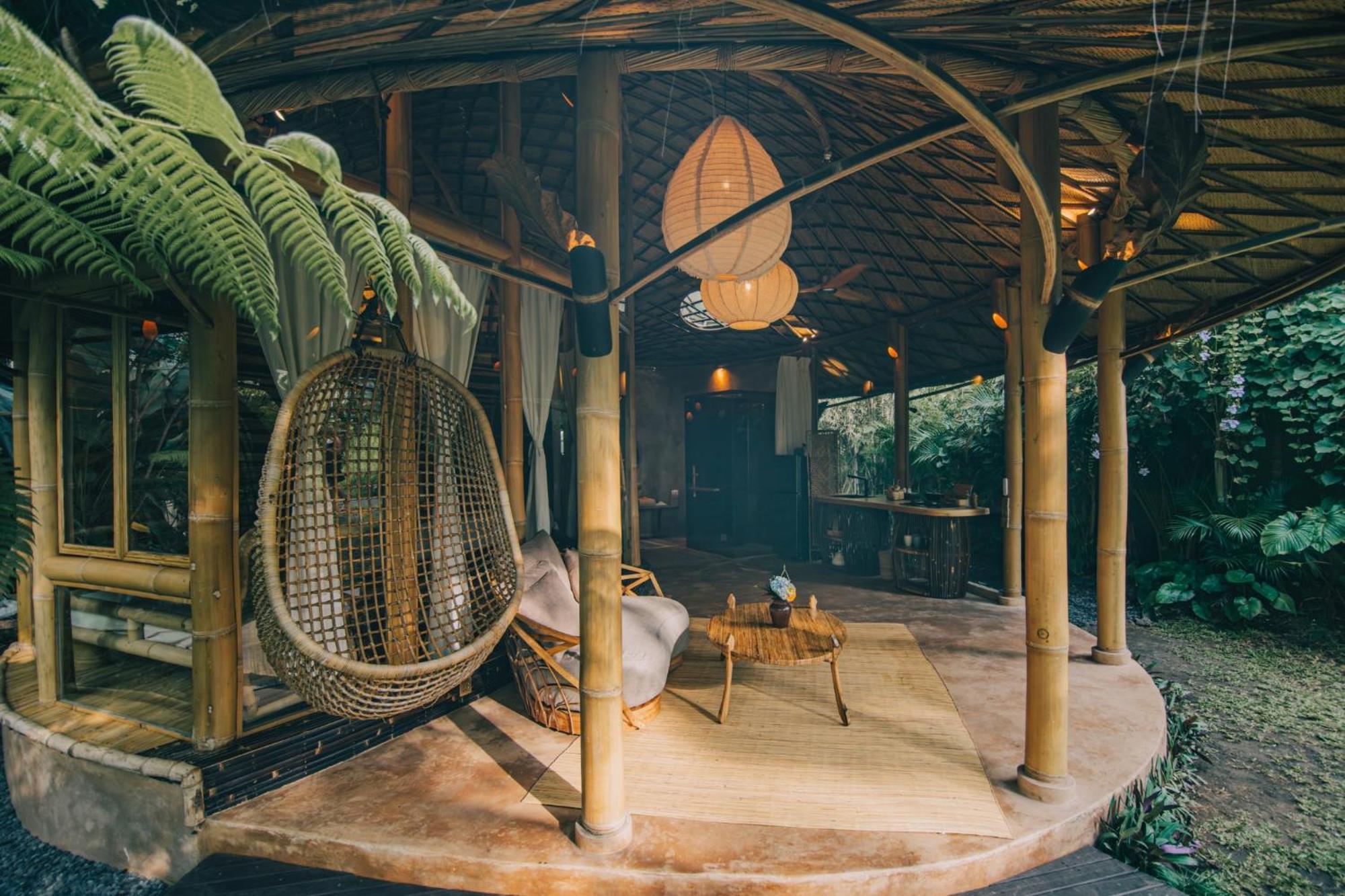 Selat Hideout Eco Bamboo House Baliヴィラ 部屋 写真