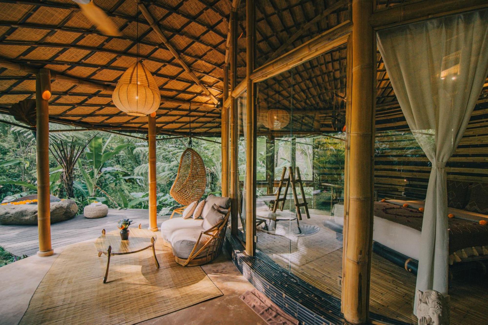 Selat Hideout Eco Bamboo House Baliヴィラ 部屋 写真
