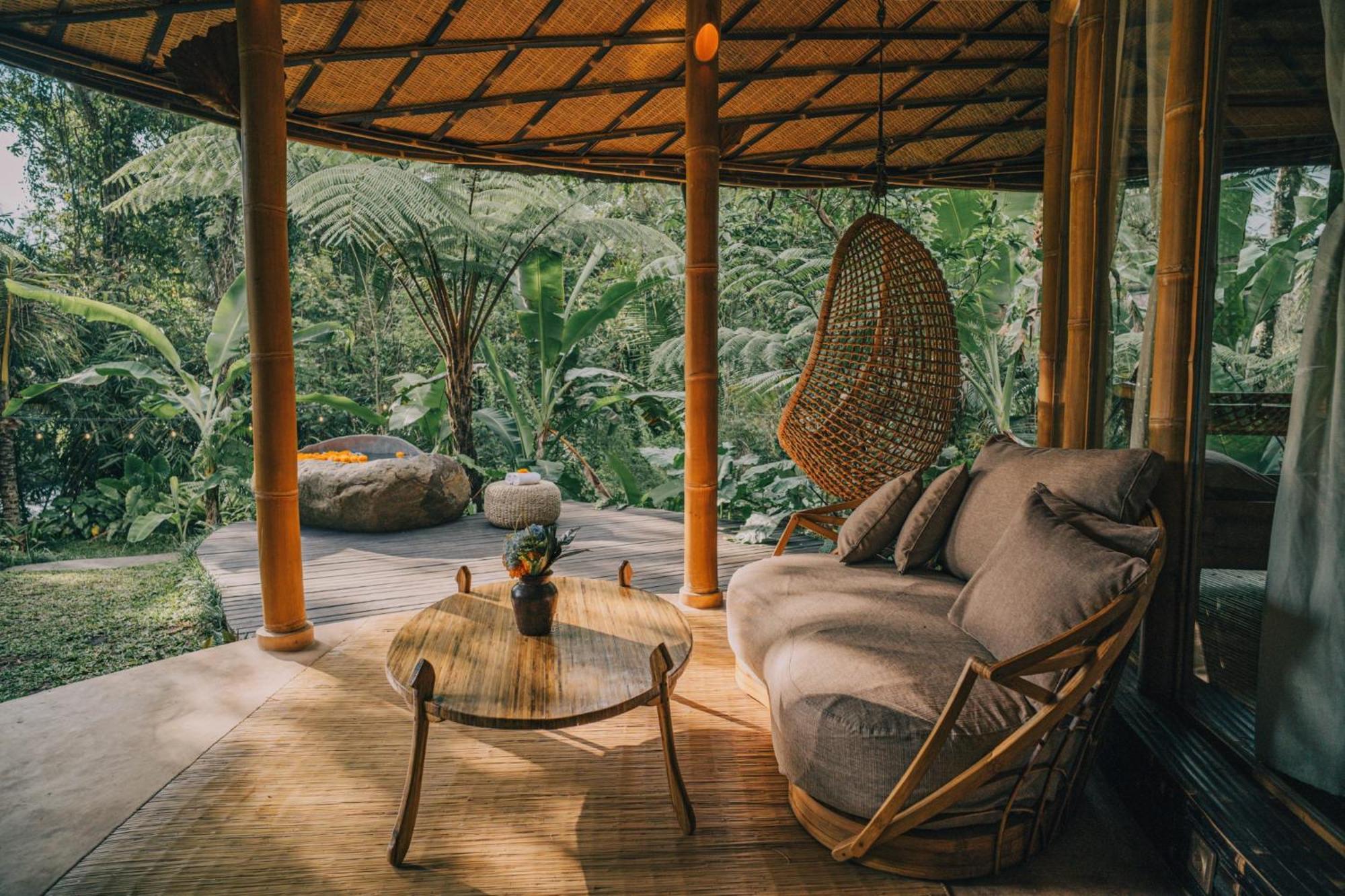 Selat Hideout Eco Bamboo House Baliヴィラ 部屋 写真